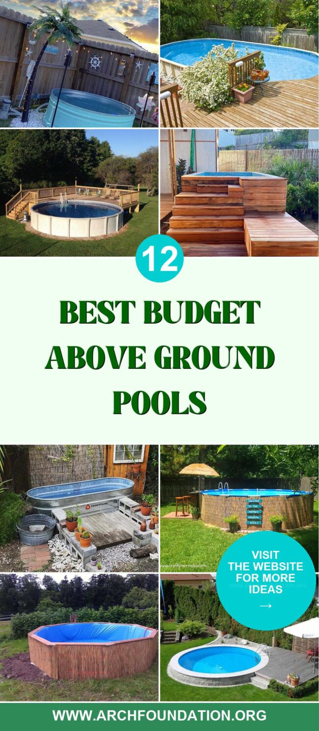 12 Best Above Ground Pool Ideas for Budget-Friendly Fun