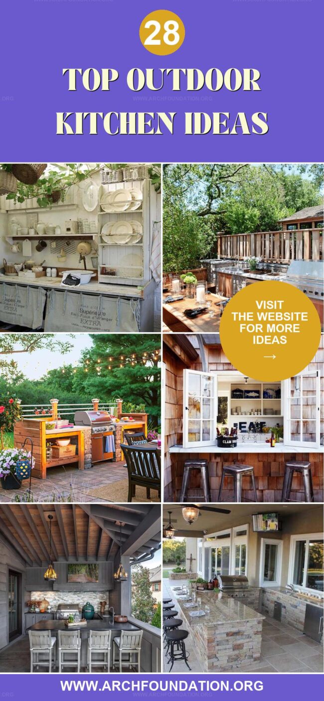 28 Inspiring Outdoor Kitchen Ideas for Your Perfect Backyard Retreat