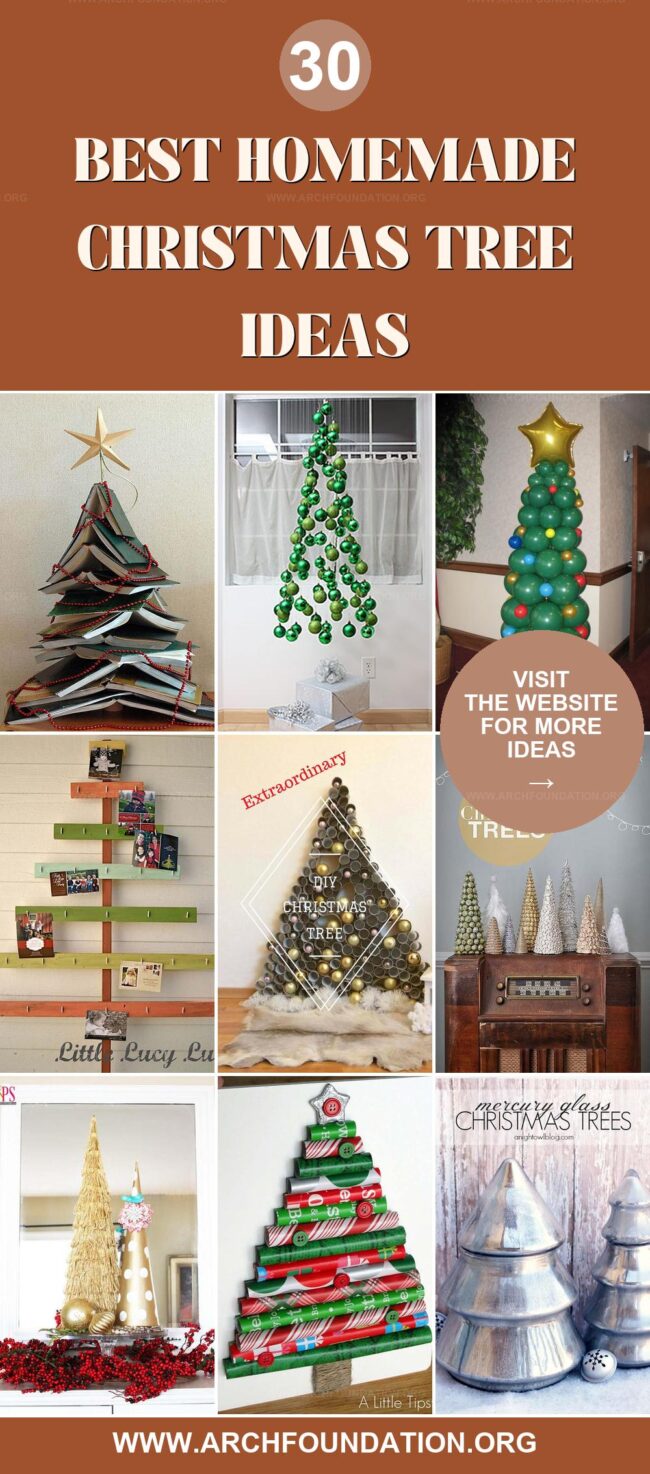 30 DIY Christmas Tree Ideas for a Unique Look