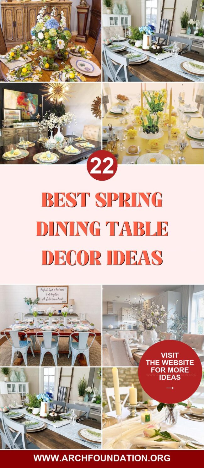 22 Spring Table Decor Ideas for a Fresh First Impression