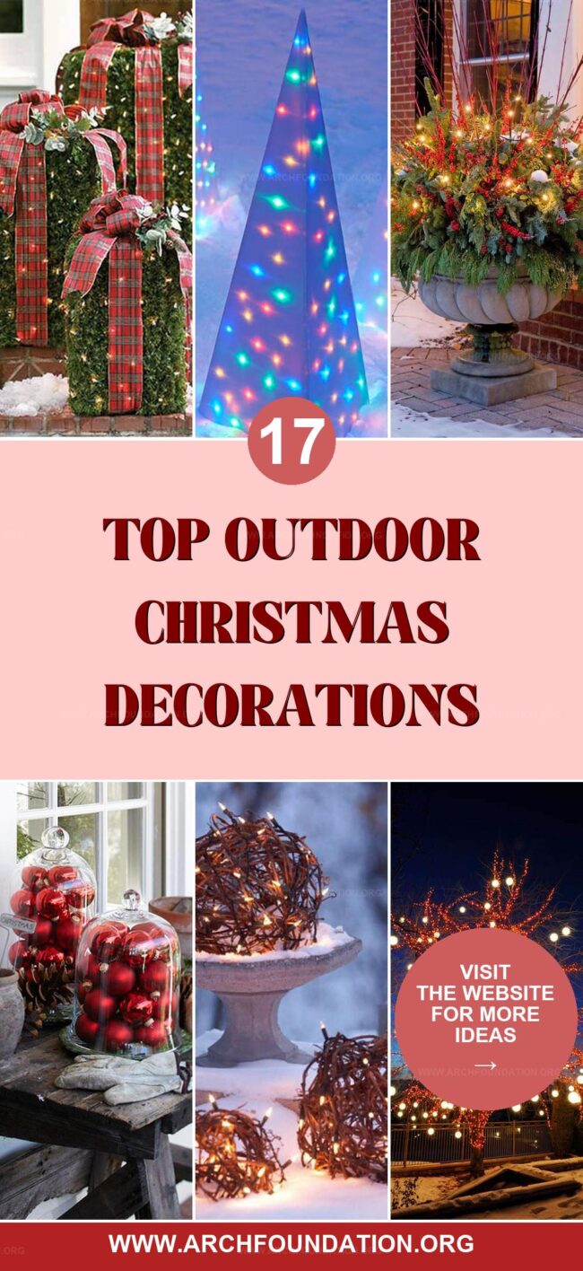 17 Stunning Outdoor Christmas Decors