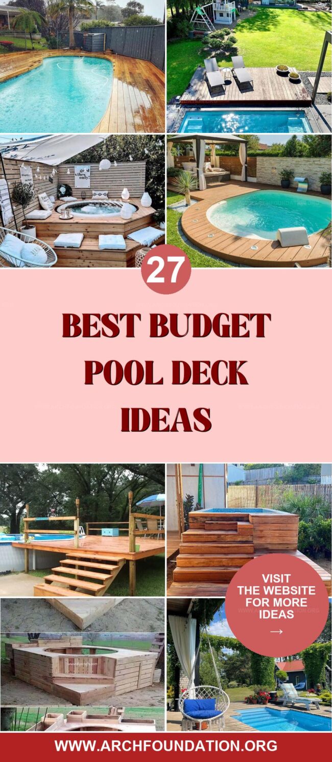 27 Best Above Ground Pool Deck Ideas for Any Budget