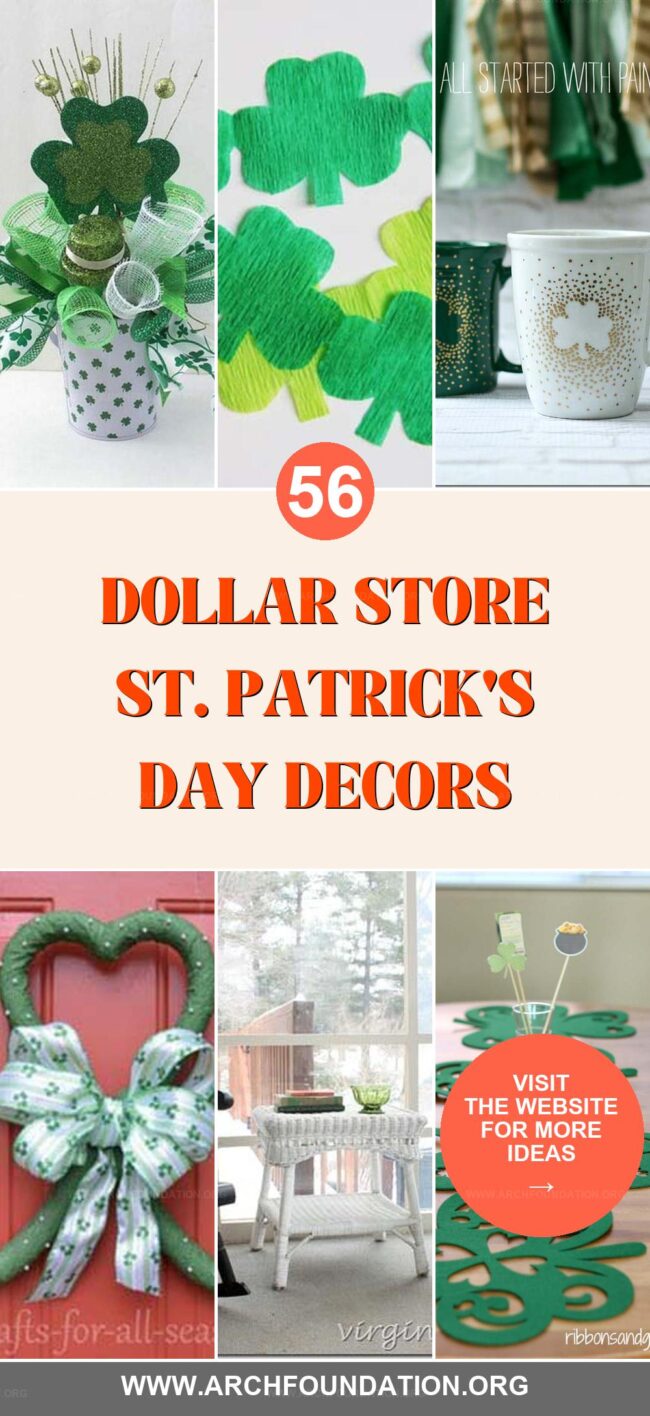 56 Creative Dollar Store Ideas for St. Patrick's Day Decor