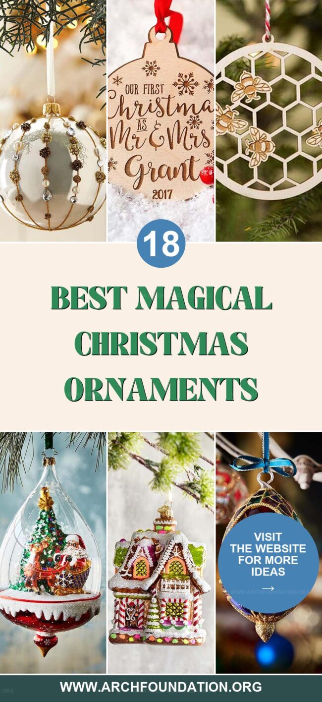 18 Dreamy Magical Christmas Ornaments for Your Tree