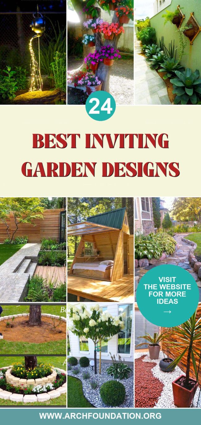 24 Creative Garden Designs for Magical Moments