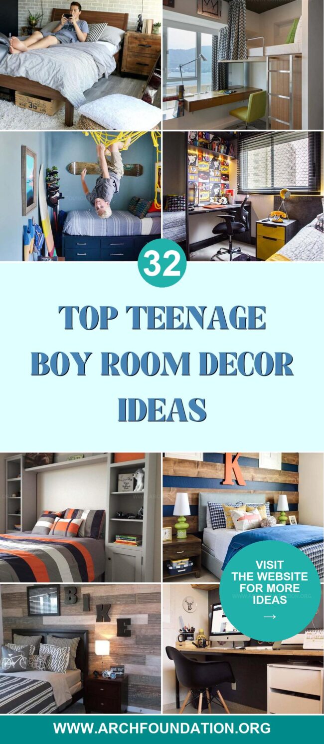 32 Top Teen Boy Room Designs for a Cool Look