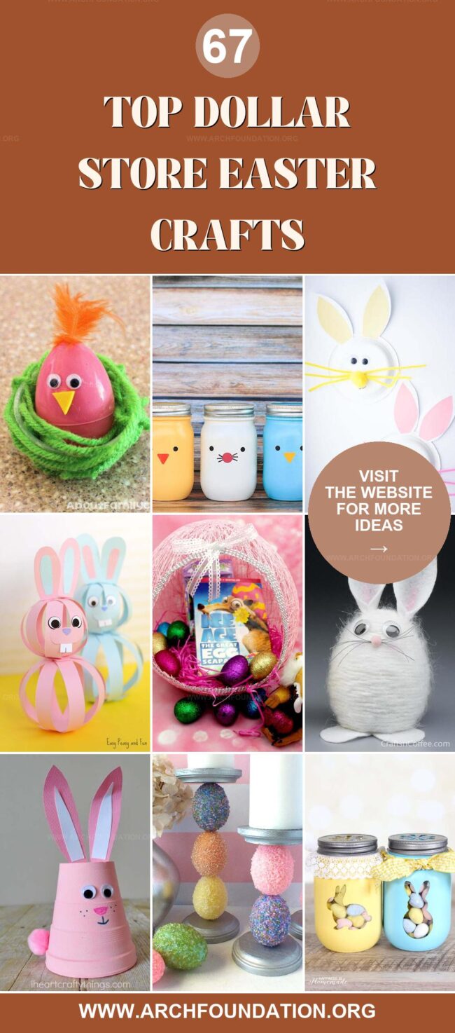 67 Dollar Store Easter Crafts Kids & Adults Will Love