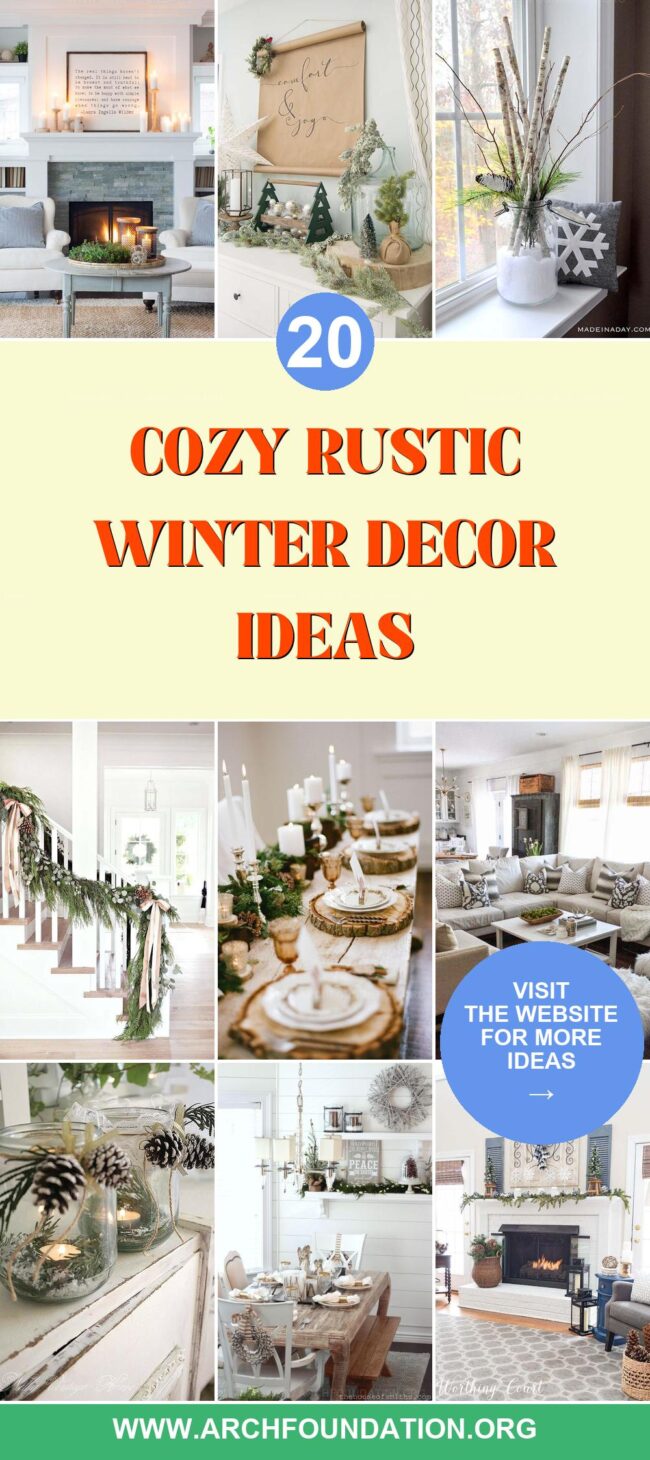 20 Rustic Winter Decorating Ideas to Warm Up Your Home