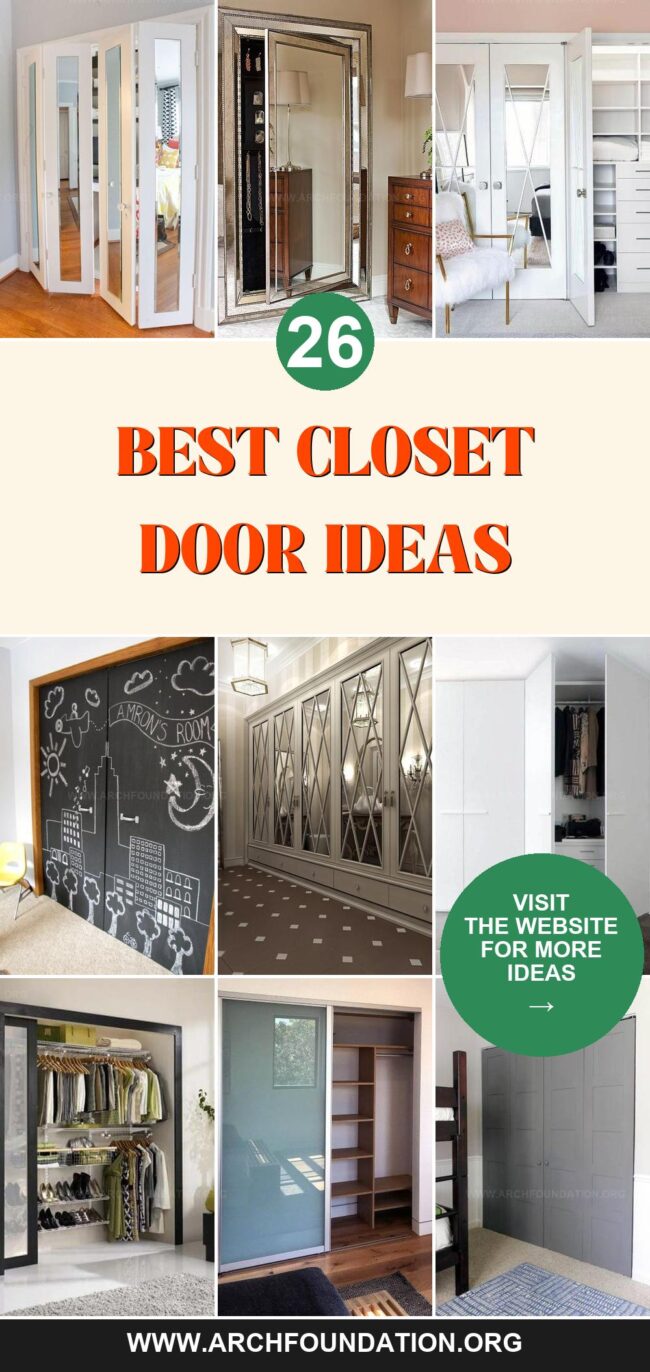 26 Best Closet Door Designs to Transform Your Space