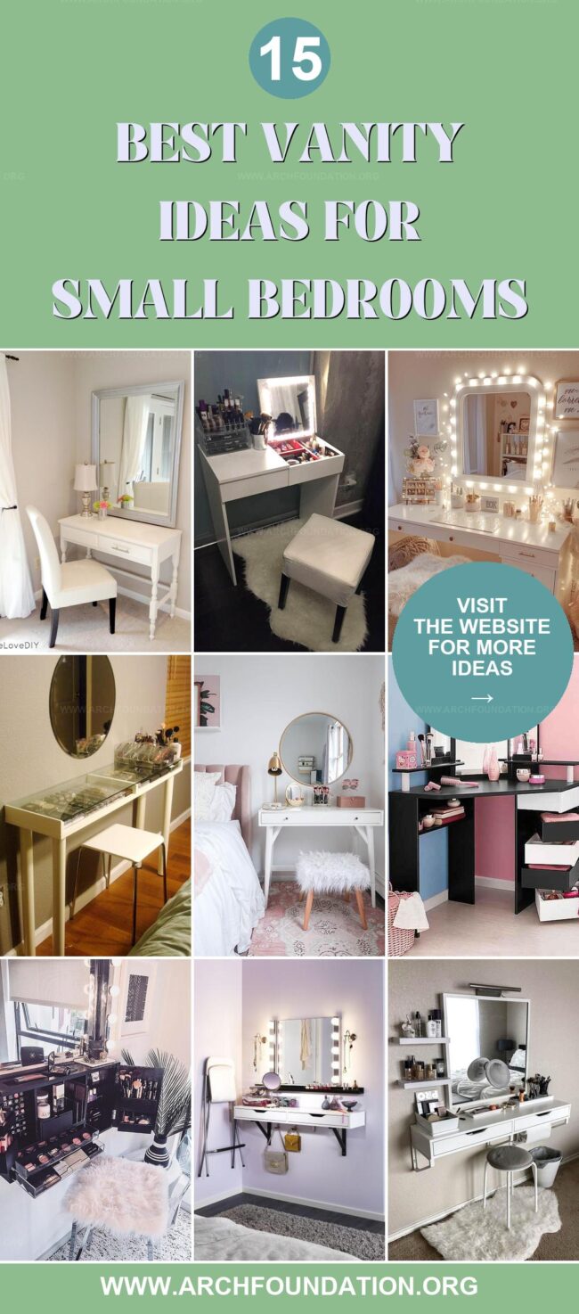 15 Stylish Vanity Ideas for Small Bedroom Spaces