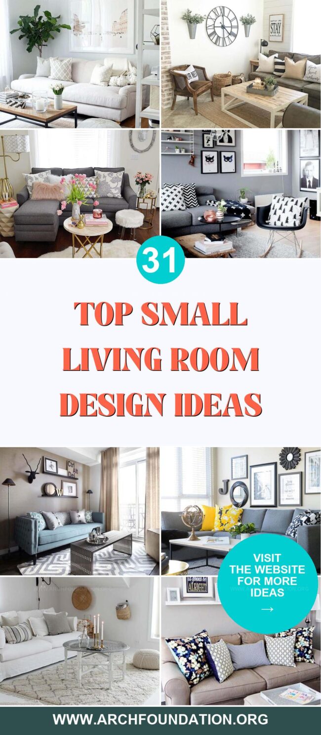 31 Creative Small Living Room Designs to Inspire You