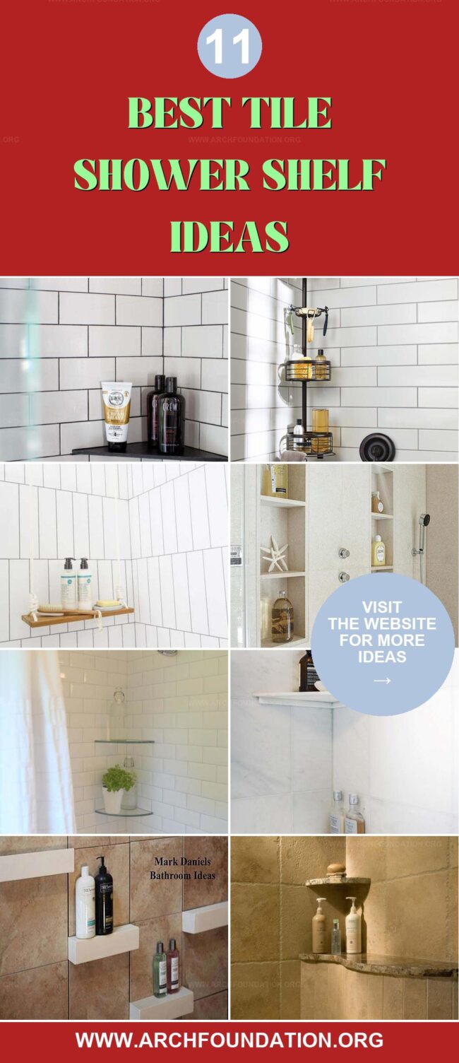 11 Best Tile Shower Shelf Ideas for Extra Bathroom Storage