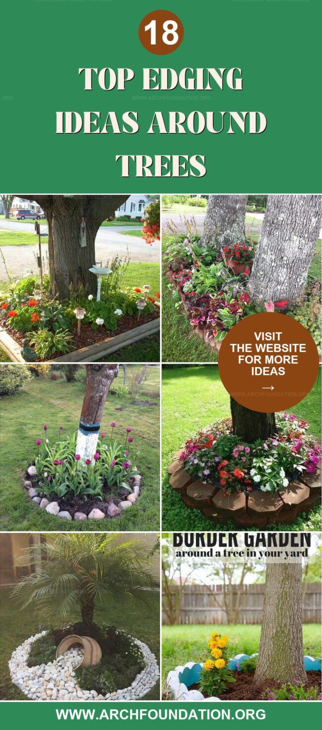 18 Best Tree Edging Ideas for a Lovely Garden