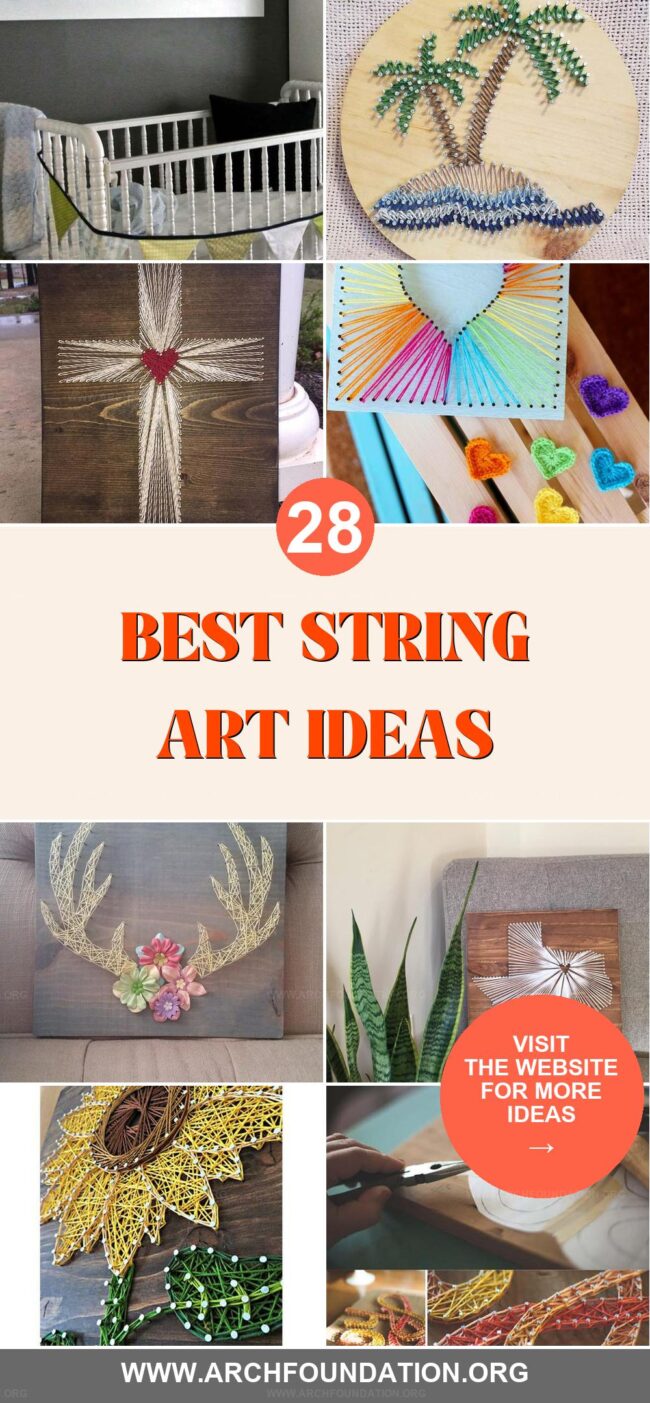 28 Amazing String Art Ideas You'll Love to DIY