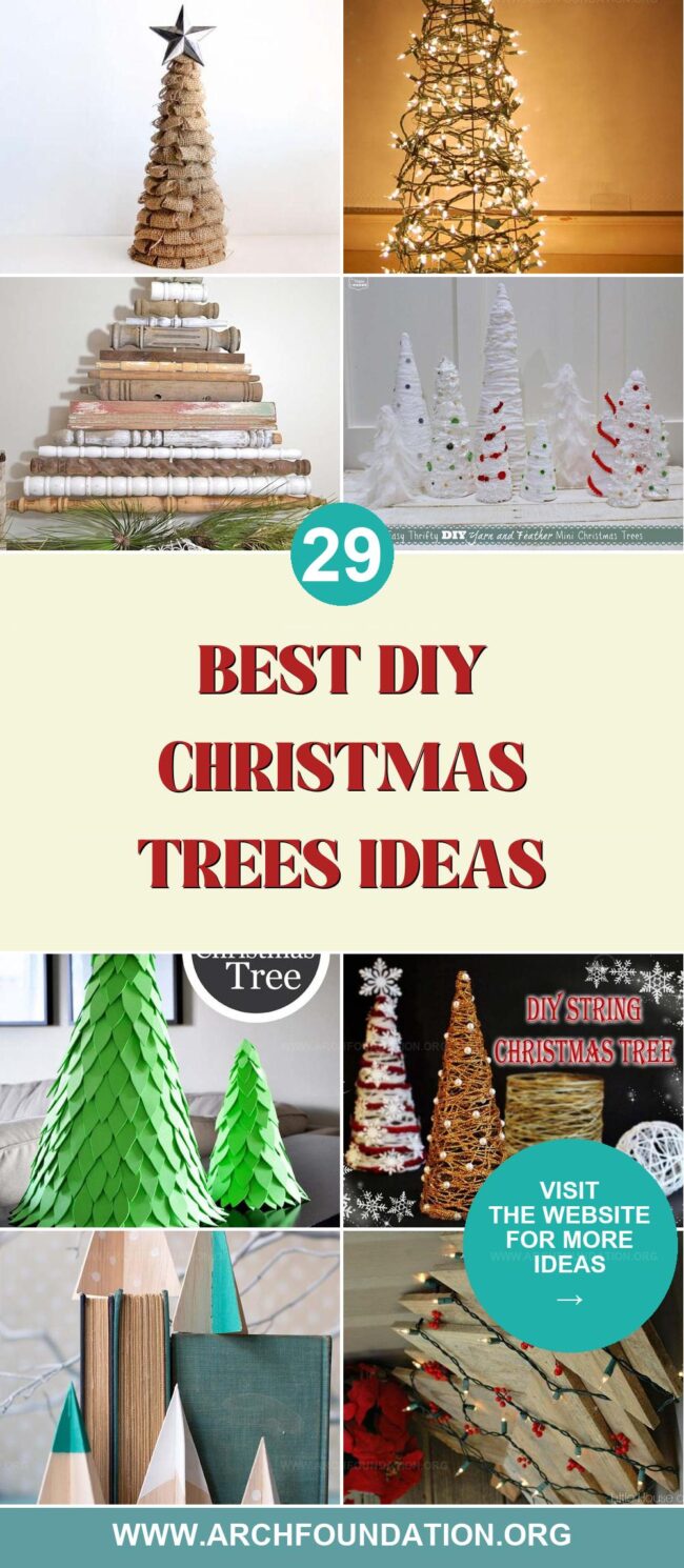 29 DIY Christmas Trees for Unique Decor