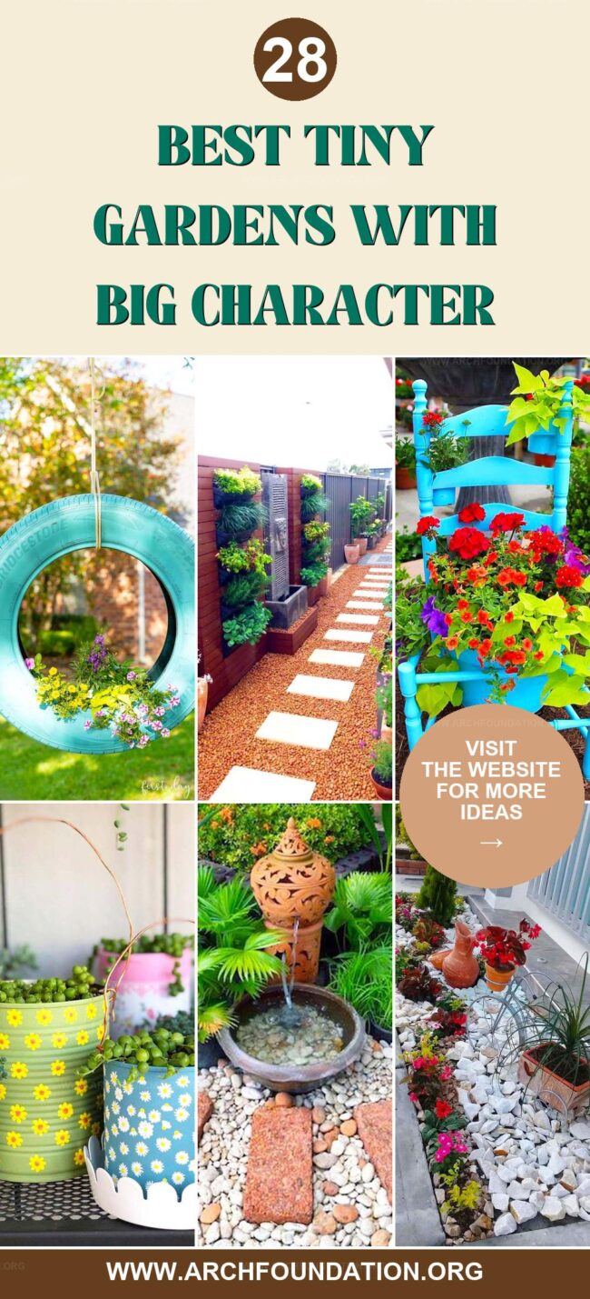 28 Mini Garden Designs with Massive Appeal