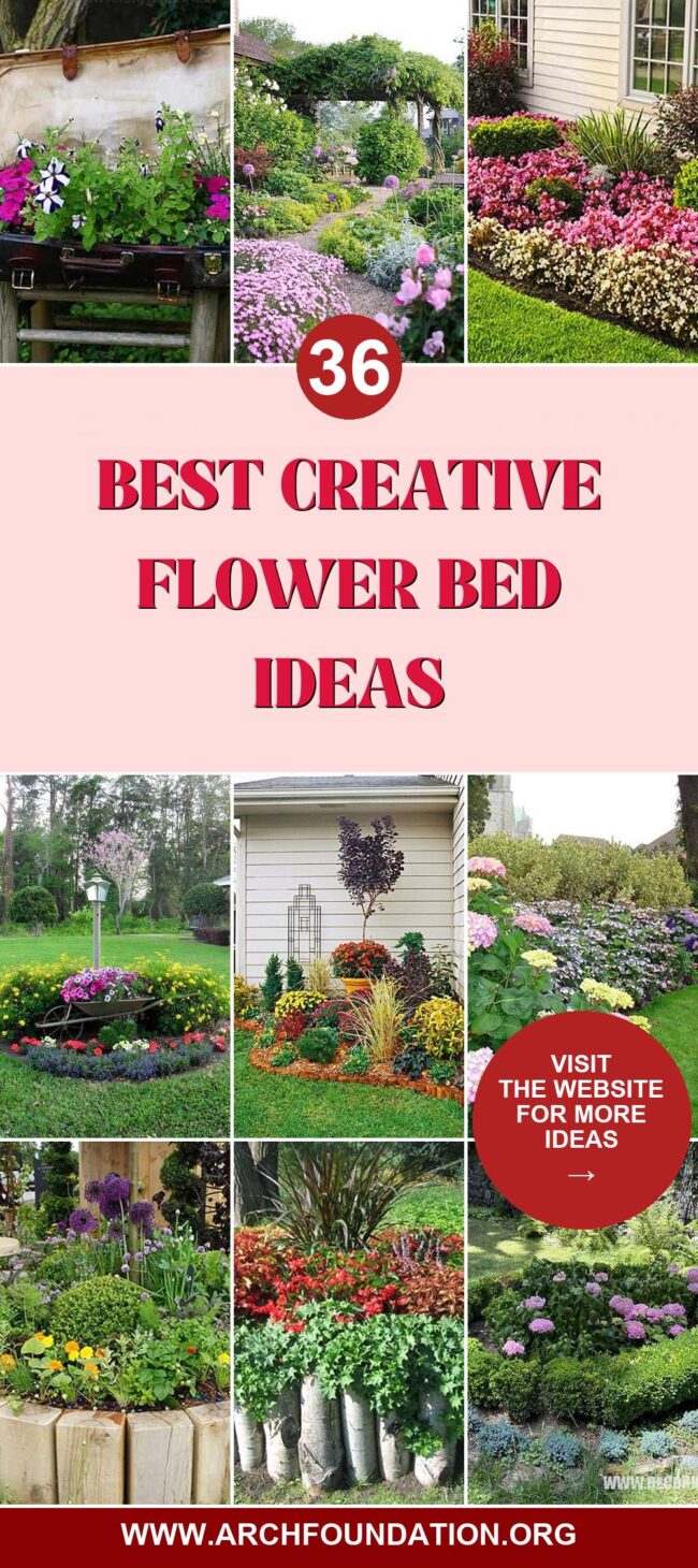 36 Creative Flower Bed Ideas to Elevate Your Outdoor Space