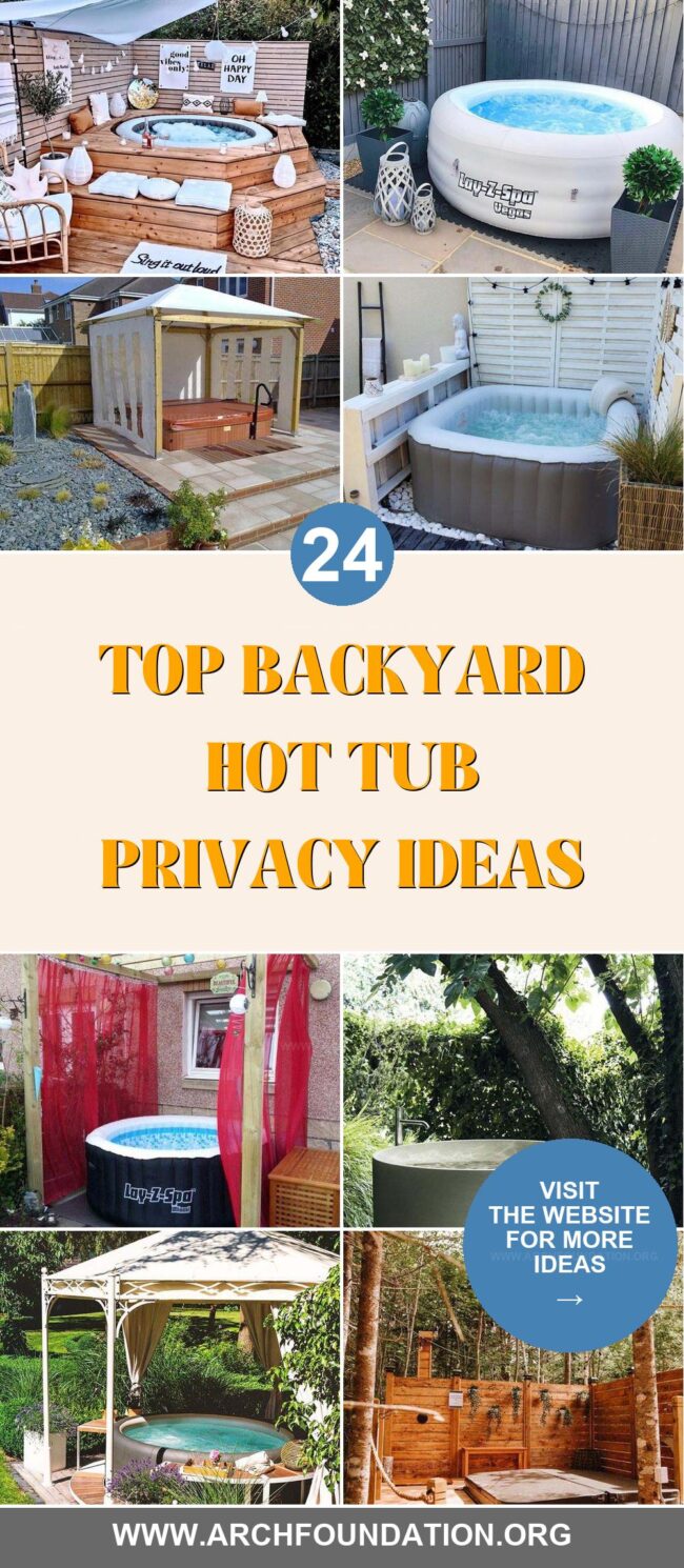 24 Creative Hot Tub Privacy Ideas for Your Backyard