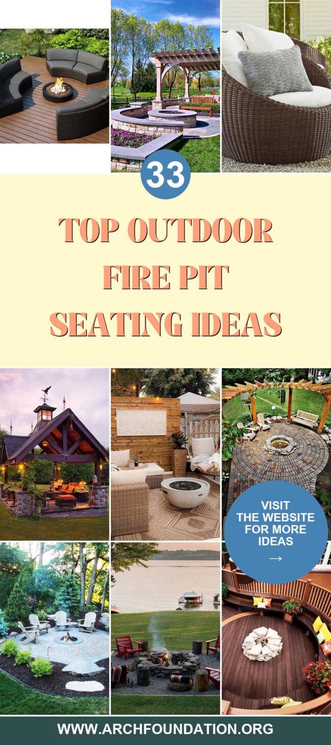 33 Outdoor Fire Pit Seating Ideas for a Relaxing Space