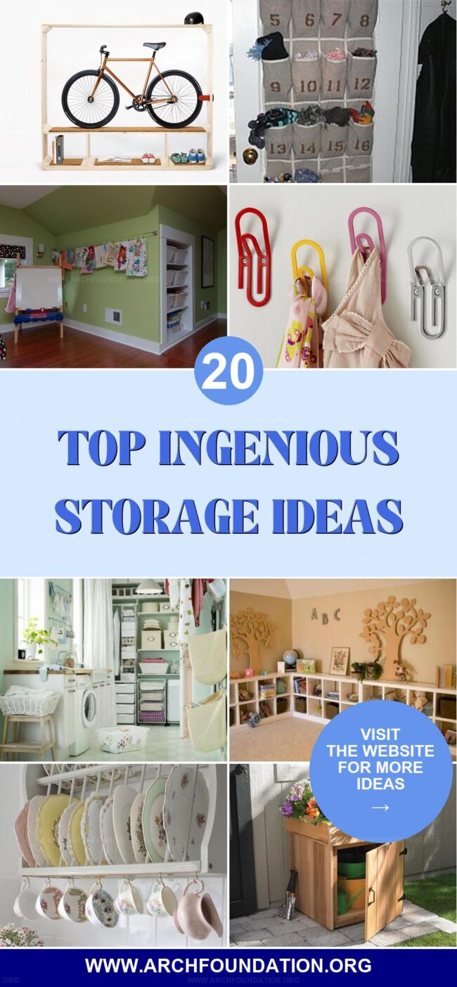 20 Clever Storage Ideas for Tidy Homes