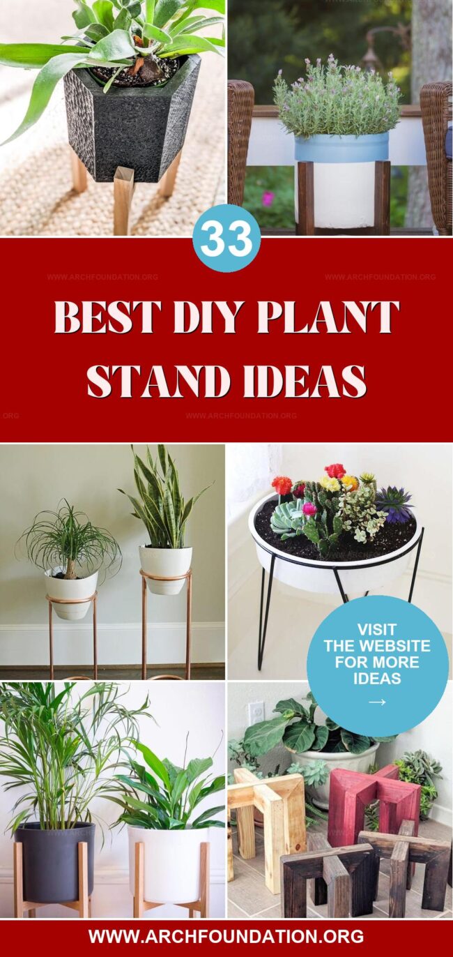 33 Top DIY Plant Stands to Enhance Your Decor