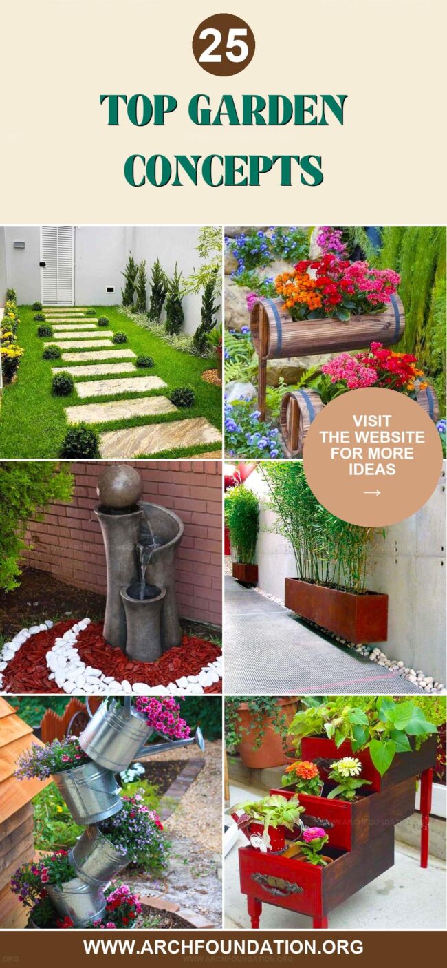 25 Gorgeous Garden Concepts for a Dreamy Backyard