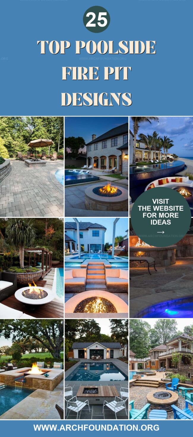 25 Poolside Fire Pit Designs to Enhance Your Outdoor Oasis