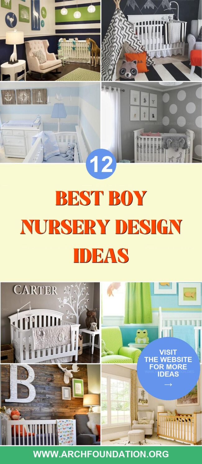 12 Adorable Boy Nursery Design Ideas to Inspire Your Baby's Room