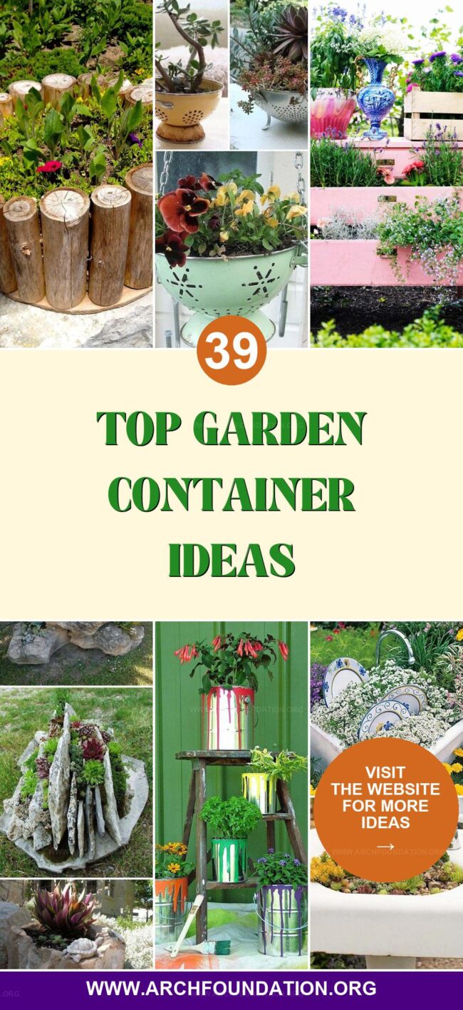 39 Creative Garden Container Projects to DIY