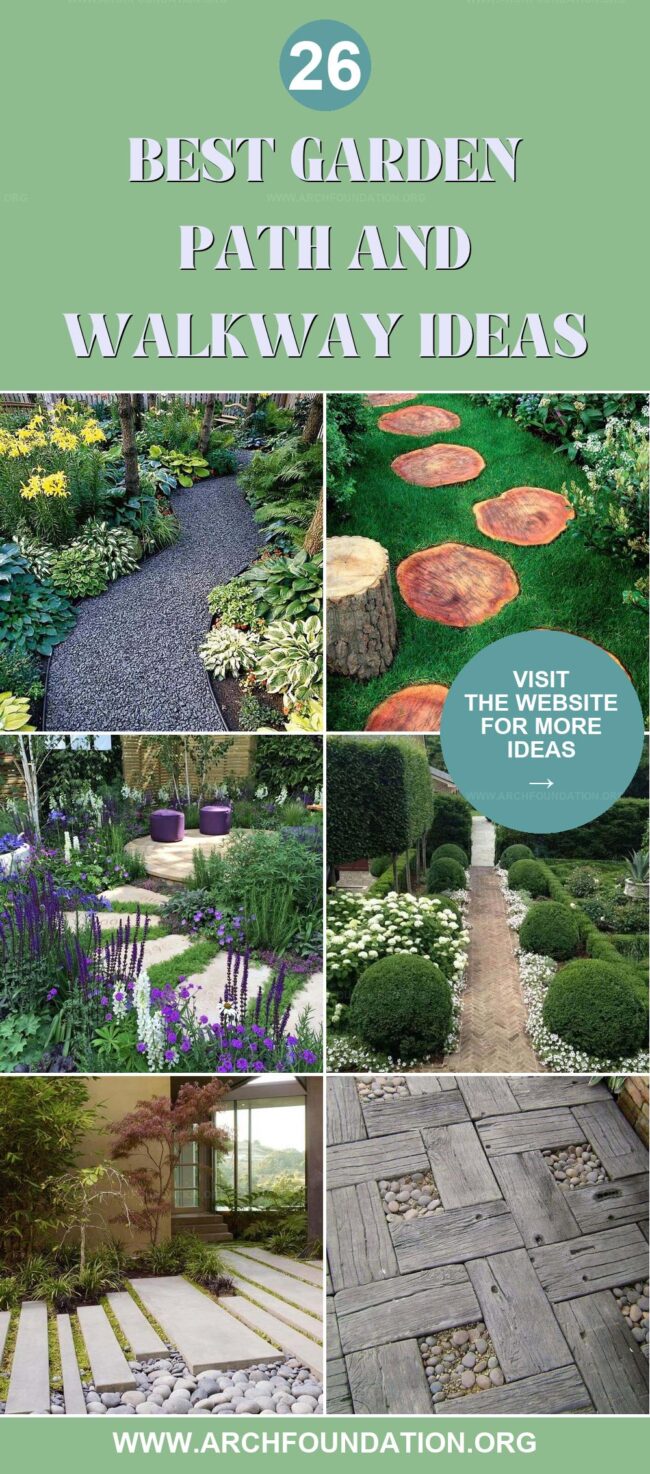 26 Simple Garden Paths to Enhance Your Outdoors