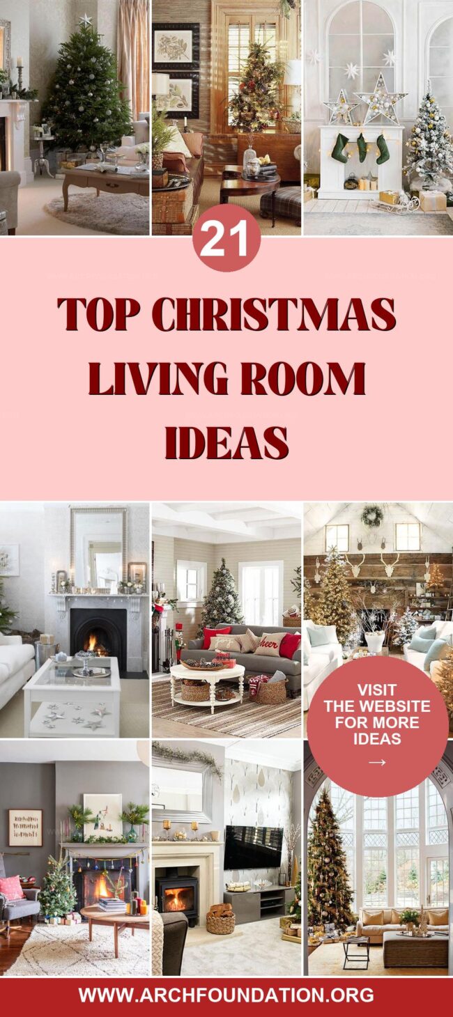 21 Top Picks for Christmas Living Room Decor