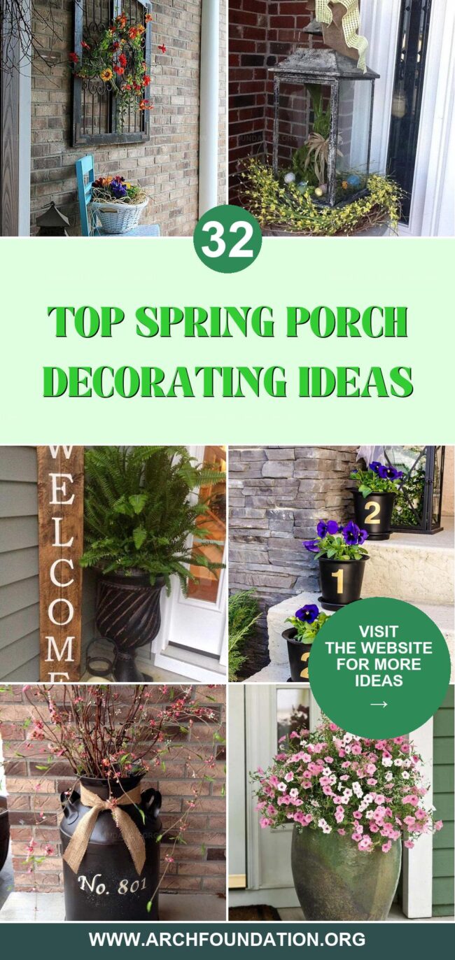 32 Spring Porch Decorating Ideas for Seasonal Charm