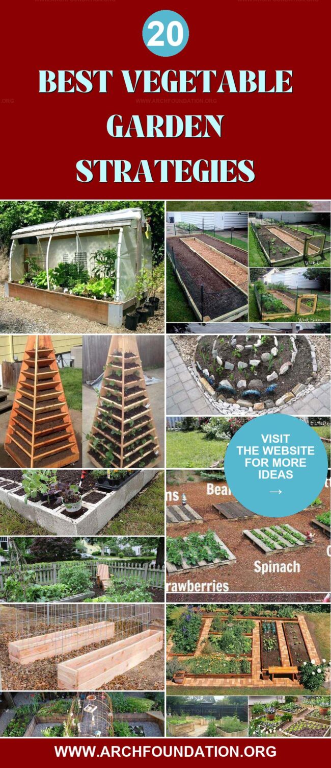 20 Simple Strategies to Grow the Perfect Vegetable Garden