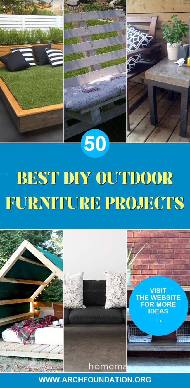 50 Best Budget-Friendly DIY Outdoor Furniture Ideas