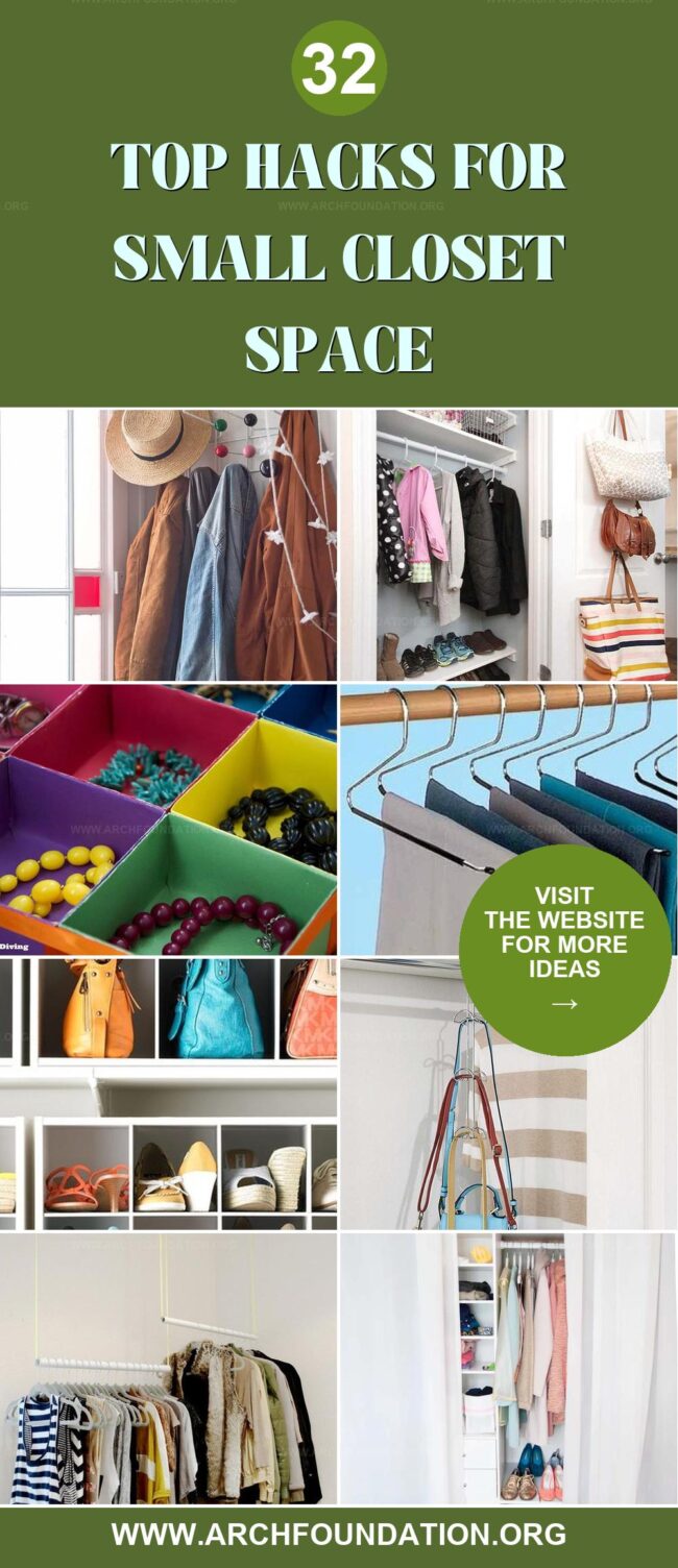 32 Space-Saving Hacks to Get More Room in Your Small Closet