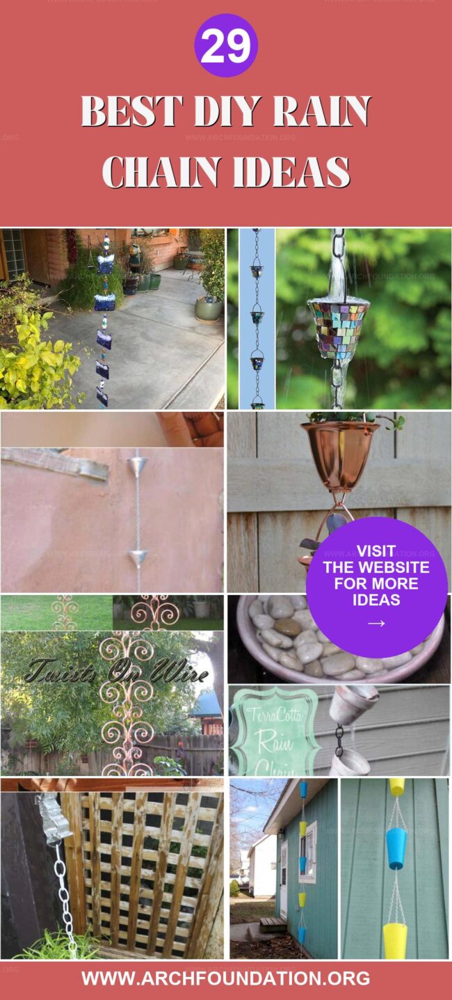 29 Simple DIY Rain Chain Ideas to Transform Your Outdoor Space