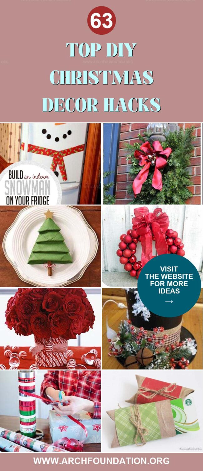 63 DIY Christmas Decor Hacks for Easy Festivity