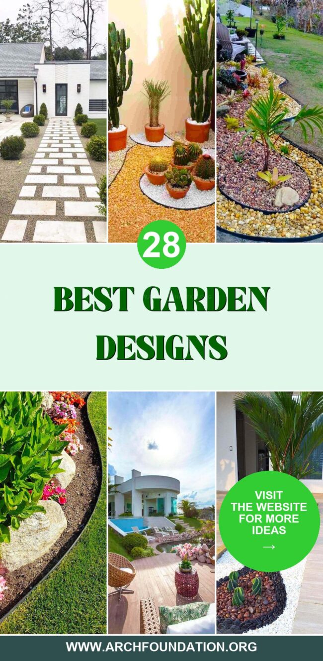 28 Inspiring Garden Designs for Your Outdoor Revamp