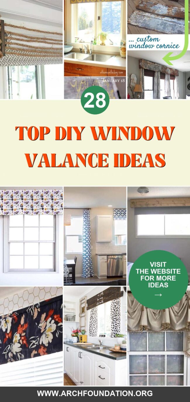 28 Best DIY Window Valance Ideas for Every Room