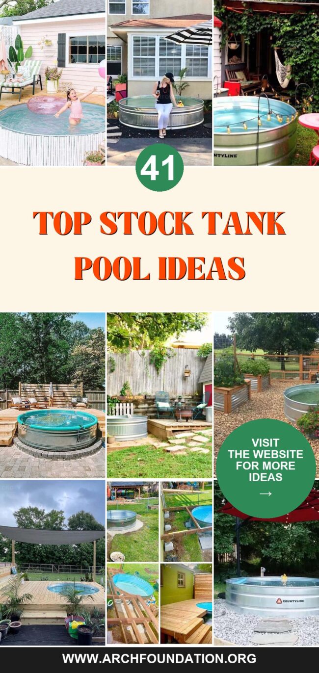 41 Stock Tank Pool Ideas to Stay Cool This Summer