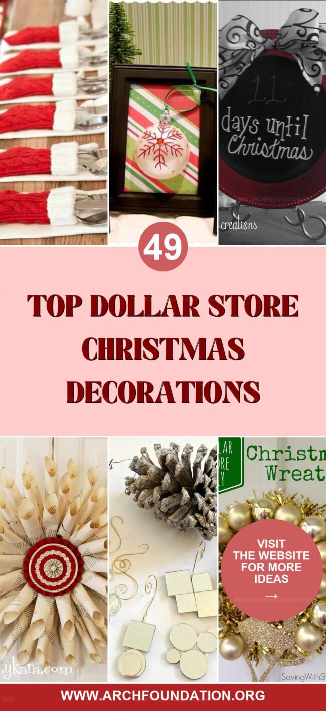 49 Dollar Store Christmas Crafts You Can Make Today