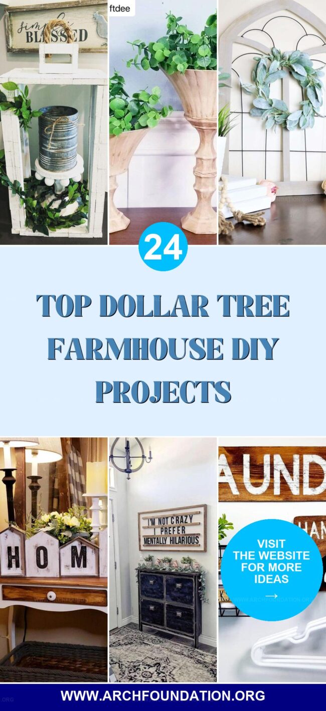 24 Charming Dollar Tree Farmhouse DIYs to Add Rustic Style to Your Home