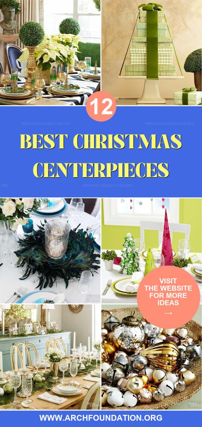 12 Simple Christmas Centerpieces to Wow