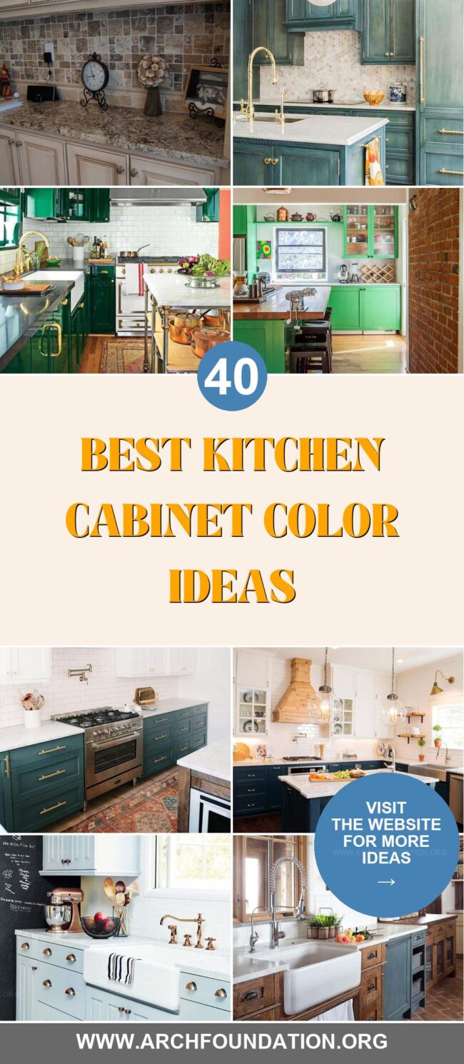 40 Inspiring Kitchen Cabinet Color Ideas to Refresh Your Kitchen