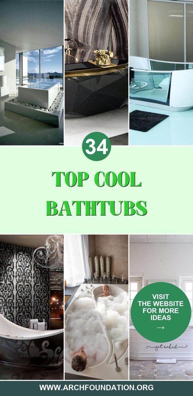 34 Unique Bathtubs for Modern Homes