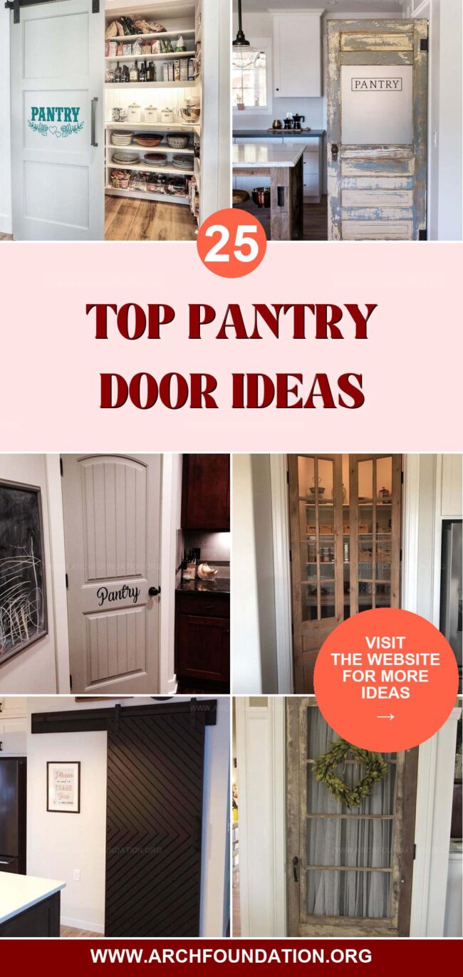 25 Pantry Door Designs for Optimal Organization