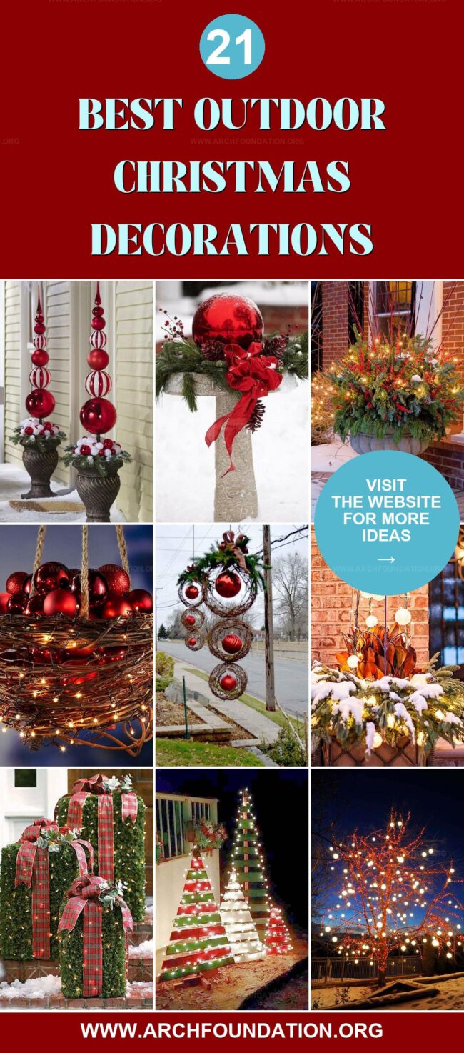 21 Best Outdoor Christmas Decor Ideas to Celebrate