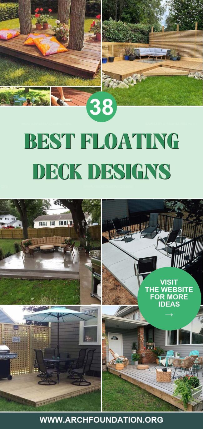 38 Low-Cost Floating Deck Designs to Enhance Your Outdoor Space