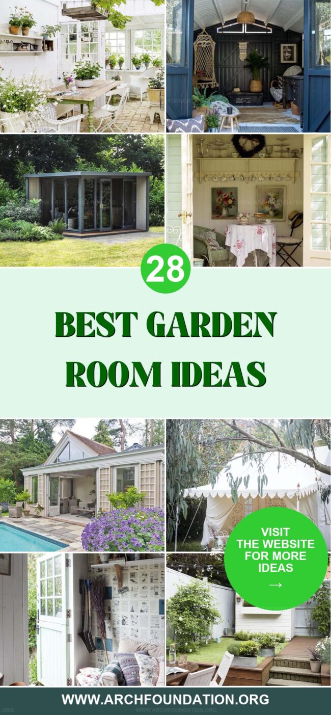 28 Top Garden Room Designs for a Perfect Retreat