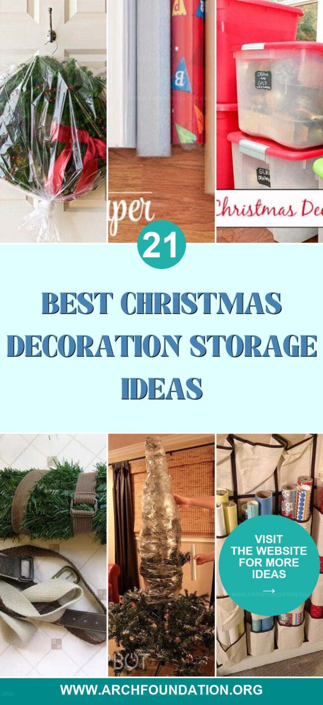 21 Clever Storage Ideas for Christmas Decor